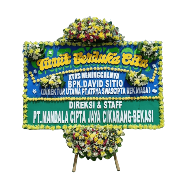 karangan bunga papan